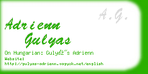 adrienn gulyas business card
